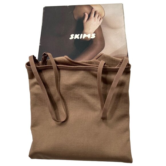 SKIMS Essential Cami Bodysuit Tigers Eye Womens‎ 4X/5X - Picture 2 of 13